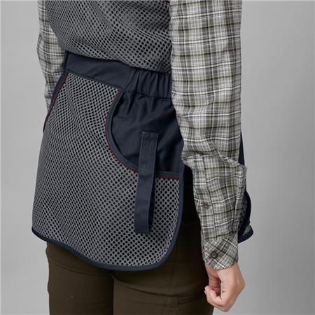 WOMEN'S SHOOTING VEST SEELAND SKEET II - NAVY
