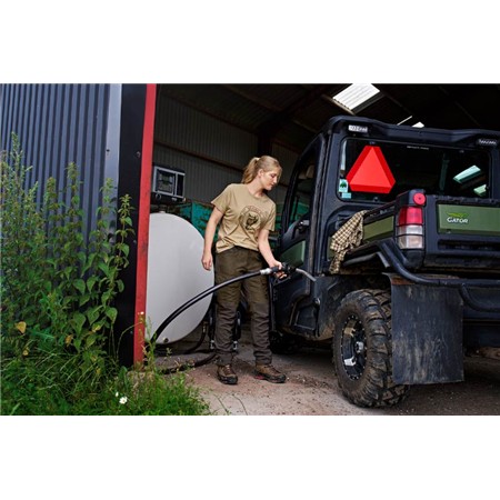 WOMEN'S SHORT-SLEEVED T-SHIRT HARKILA STAG BADGE S/S W - SAND