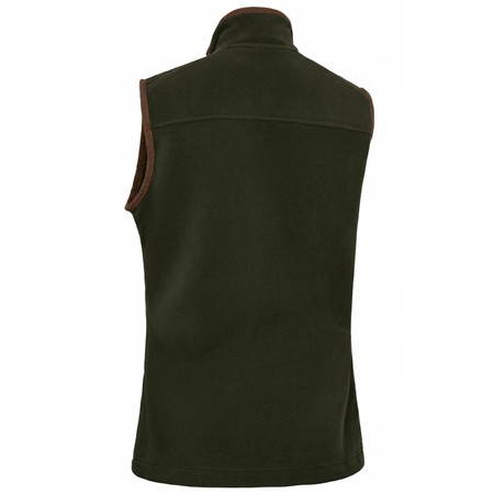 WOMEN'S SLEEVELESS FLEECE DEERHUNTER LADY CUMBRIA FLEECE - FOREST EMBER