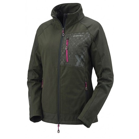 WOMEN'S SOFTSHELL CHIRUCA ODISEA LADY 07 - GREEN/BROWN