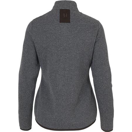 WOMEN'S SWEATER HARKILA METSO FULL ZIP - GREY