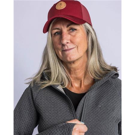 WOMEN'S SWEATSHIRT PINEWOOD EVERYDAY TRAVEL FULL ZIP HOODIE - GRIS