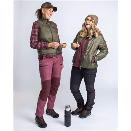 WOMEN'S TROUSERS PINEWOOD CARIBOU TC - PLUM/EARTH PLUM