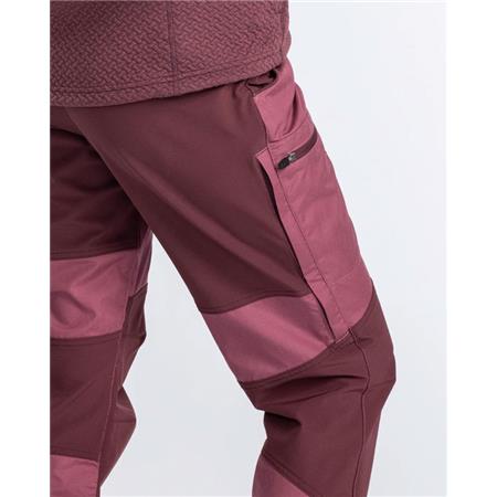 WOMEN'S TROUSERS PINEWOOD CARIBOU TC - PLUM/EARTH PLUM