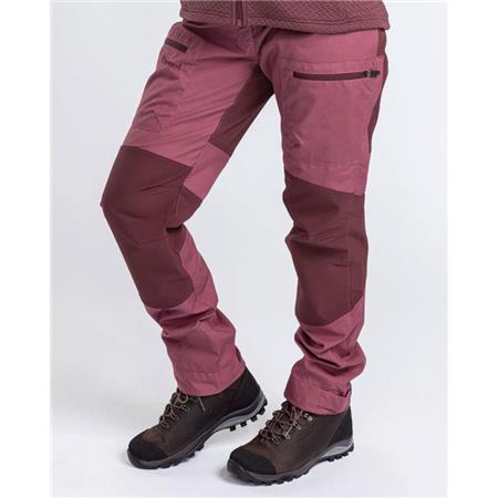 WOMEN'S TROUSERS PINEWOOD CARIBOU TC - PLUM/EARTH PLUM