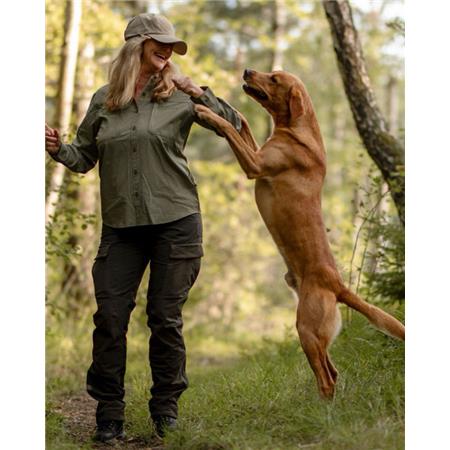 WOMEN'S TROUSERS PINEWOOD DOG SPORTS TRAINER - MOSS GREEN