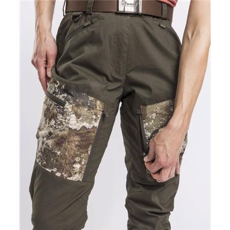WOMEN'S TROUSERS PINEWOOD FURUDAL TRACKING CAMOU - CAMO/GREEN