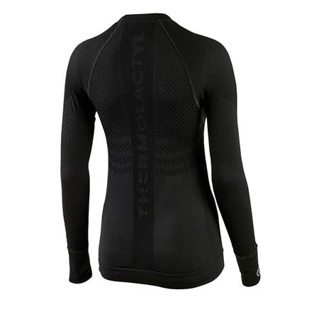 WOMEN'S UNDERWEAR DAMART TEE SHIRT THERMOLACTYL ENERGY 3 COL ROND - BLACK