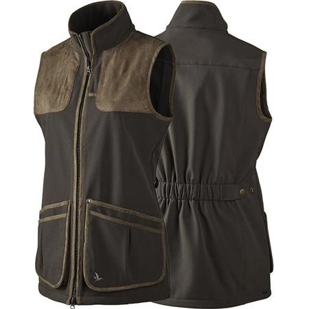 Women's Vest Seeland Winster Lady Softshell - Brown