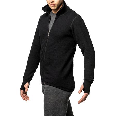 ΖΑΚΈΤΑ UNISEX WOOLPOWER FULL ZIP JACKET 600 - ΜΑΎΡΟ