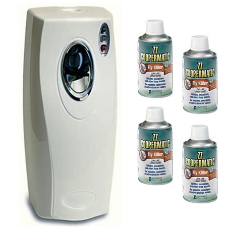 Zestaw Dyfuzora Przeciwkomarowego Zelnova Copermatic + 4 Recharges