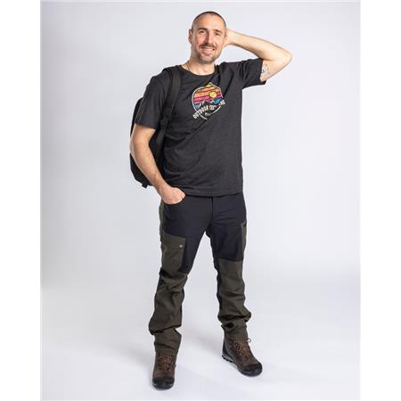 ΑΝΔΡΙΚΌ T-SHIRT PINEWOOD FINNVEDEN RECYCLED OUTDOOR - ΑΝΘΡΑΚΊ