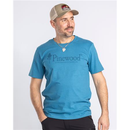 ΑΝΔΡΙΚΌ ΚΟΝΤΟΜΆΝΙΚΟ T-SHIRT PINEWOOD OUTDOOR LIFE - ΜΠΛΕ