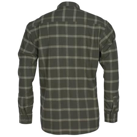 ΑΝΔΡΙΚΌ ΜΑΚΡΥΜΆΝΙΚΟ ΠΟΥΚΆΜΙΣΟ PINEWOOD VÄRNAMO FLANNEL - ΠΡΆΣΙΝΟ