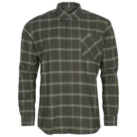 Ανδρικό Μακρυμάνικο Πουκάμισο Pinewood Värnamo Flannel - Πράσινο