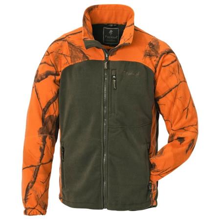 Ανδρικό Φλισ Pinewood Oviken Fleece - Καμουφλάζ Πορτοκαλί/Πράσινο