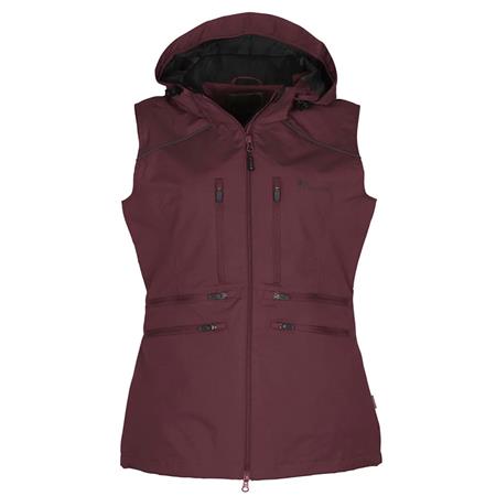 Γυναικείο Αμάνικο Γιλέκο Pinewood Dog Sports Windblocker W - Μπορντό