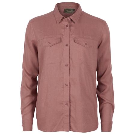 Γυναικείο Μακρυμάνικο Μπλουζάκι Pinewood Värnamo Insectsafe Linen L/S W - Ροζ