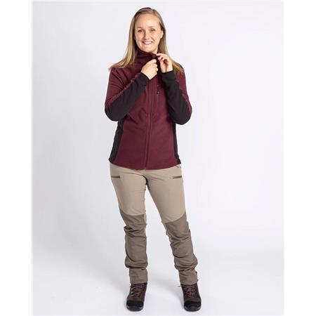 ΓΥΝΑΙΚΕΊΟ ΦΛΙΣ PINEWOOD AIR VENT FLEECE W - ΜΠΟΡΝΤΌ