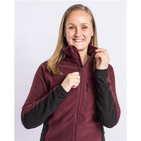 ΓΥΝΑΙΚΕΊΟ ΦΛΙΣ PINEWOOD AIR VENT FLEECE W - ΜΠΟΡΝΤΌ