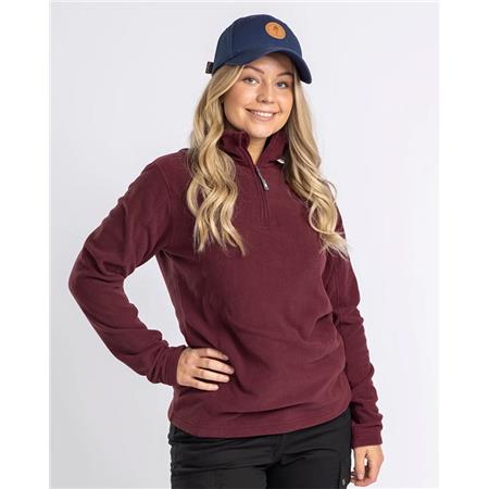 ΓΥΝΑΙΚΕΊΟ ΦΛΙΣ PINEWOOD TIVEDEN FLEECE W - ΜΠΟΡΝΤΌ